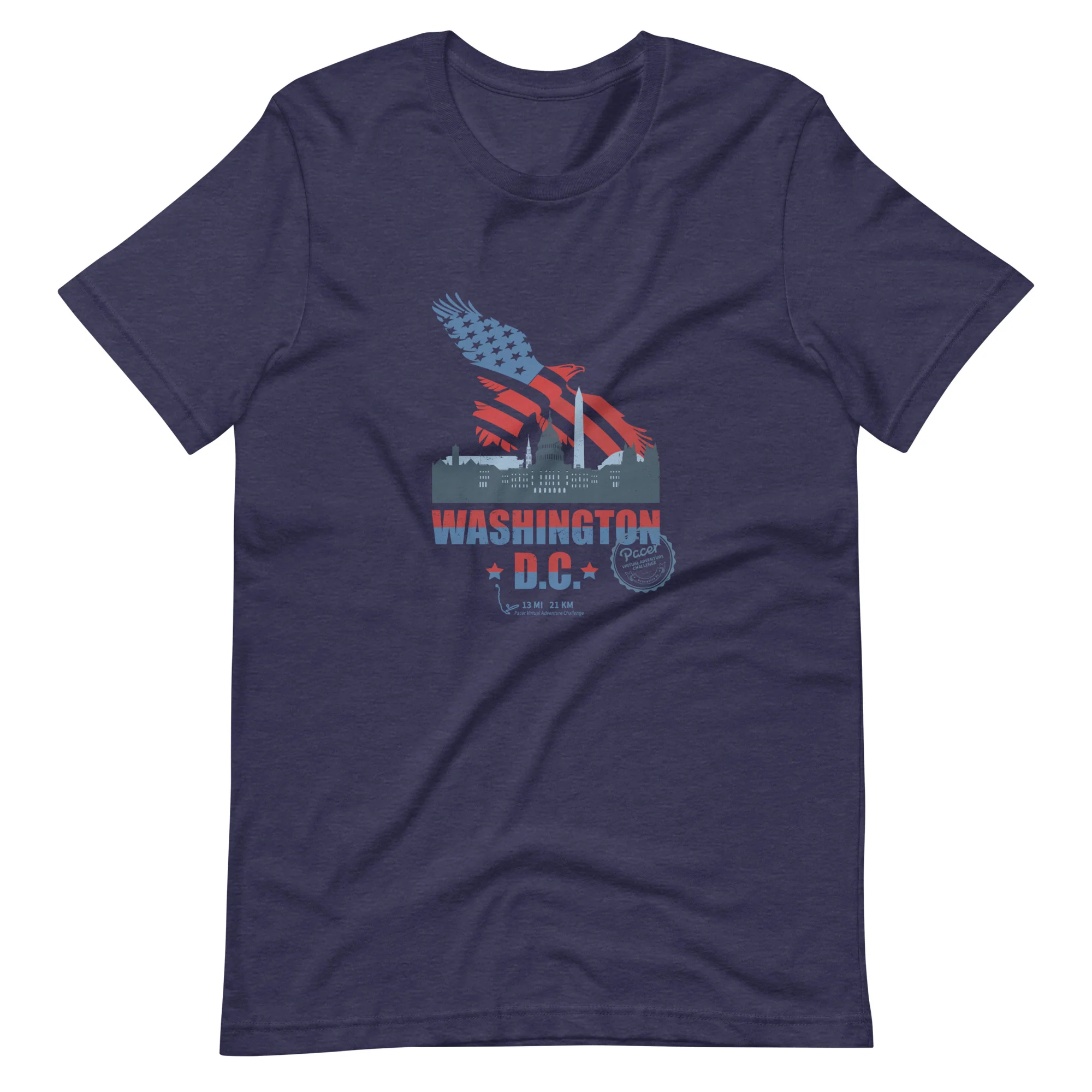 Washington DC Virtual Challenge Unisex t-shirt - Image 2